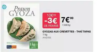 Costco Gyozas aux crevettes - thaï tapas offre