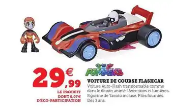 Voiture de course flashcar pjmasks