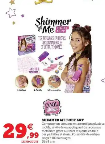 Shimmer me body art
