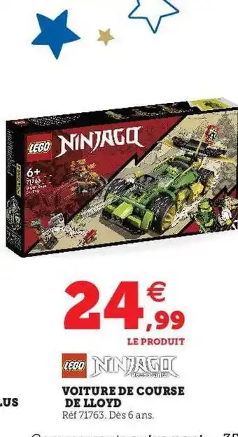 Hyper U Voiture de course de lloyd lego ninjago offre