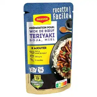 Carrefour Maggi préparation de bœuf teriyaki offre