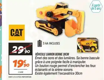 Véhicules camion benne 30cm