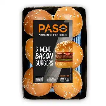 Auchan Supermarché Mini burger paso offre