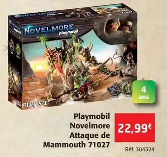 Playmobil novelmore attaque de mammouth 71027