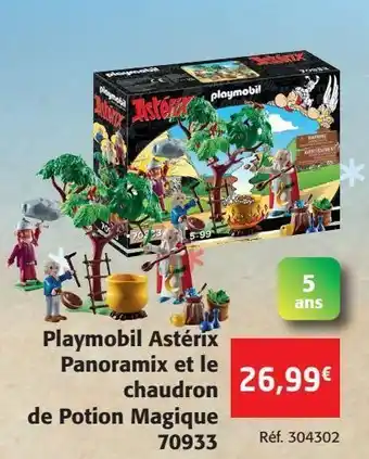 Playmobil astérix panoramix et le chaudron de portion magique 70933