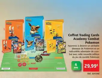 Coffret trading cards academy combat pokémon