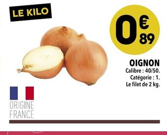 Supeco Oignon offre