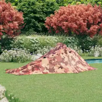 Go Sport Outdoor vidaxl vidaxl tente de camping 317x240x100 cm camouflage offre
