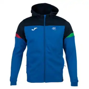 Tennis homme joma sweatshirt à capuche fédération italienne de tennis joma