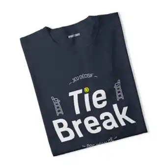 Go Sport Tennis homme sport is good t-shirt tie break offre