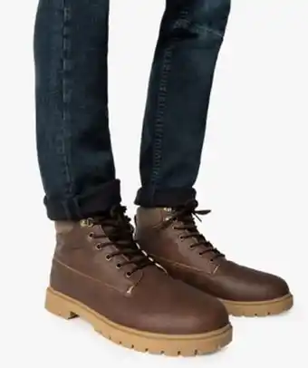 Gémo Boots homme à doublure chaude - les supaires vue1 - gemo (casual) - gemo offre
