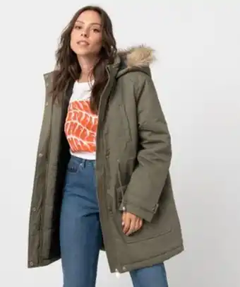 Gémo Parka femme avec capuche bordé de fourrure imitation vue1 - gemo(femme pap) - gemo offre