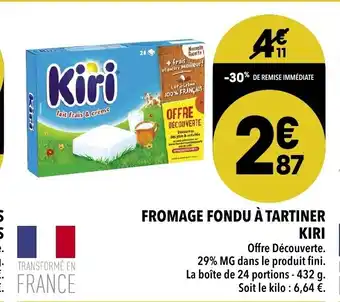 Supeco Fromage Fondu à Tartiner Kiri offre