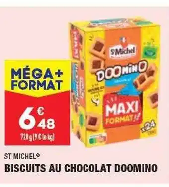 ALDI Biscuits au chocolat doomino st michel offre