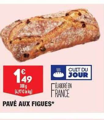 ALDI Pavé aux figues offre