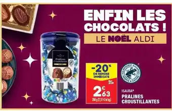 ALDI Pralinés croustillantes isaura offre
