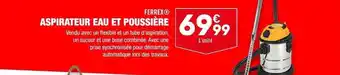 ALDI Aspirateur eau et poussière ferrex offre