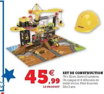 Hyper U Set de construction offre