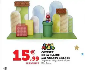 Hyper U Coffret de la plaine des grands chênes super mario offre