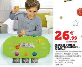 Hyper U Arène de combat evo battle saison 4 - bakugan offre