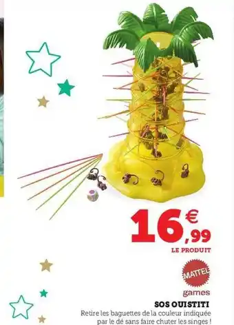 Hyper U Sos ouistiti mattel offre