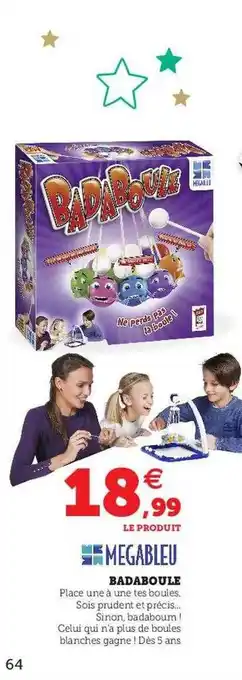 Hyper U Badaboule méga bleu offre