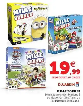Hyper U Mille bornes dujardin offre