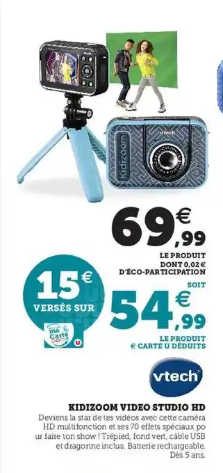 Kidizoom vidéo studio hd vtech