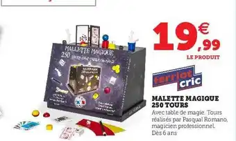 Malette magique 250 tours ferriot cric