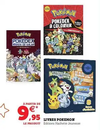 Hyper U Livres pokémon offre