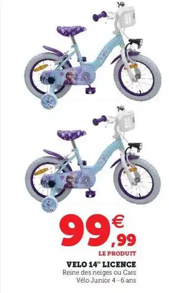 Hyper U Vélo 14 offre