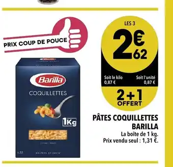 Supeco Pâtes Coquillettes Barilla offre