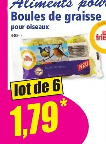 Norma Boules de Graisse pour Oiseaux offre