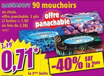 Norma 90 Mouchoirs offre