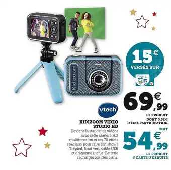 Kidizoom video studio hd vtech