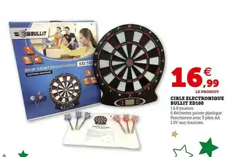 Hyper U Cible électronique bullit ed100 offre