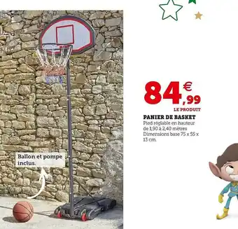Hyper U Panier de basket offre