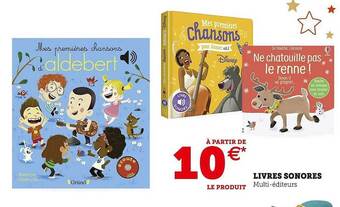 Hyper U Livres sonores offre