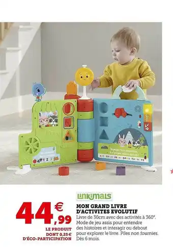 Mon grand livre d'activités évolutif
