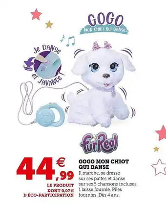 Gogo mon chiot qui danse