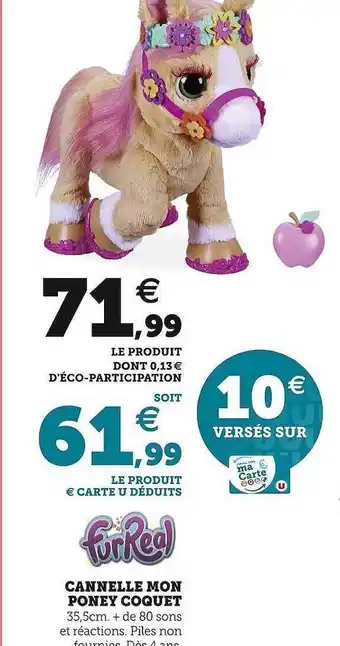 Cannelle mon poney coquet furreal