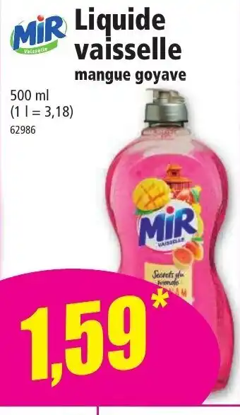 Norma Liquide Vaisselle Mangue Goyave offre