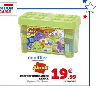 Hyper U Coffret dinosaures abrick écoiffier offre