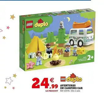 Hyper U Aventures en camping car lego duplo offre
