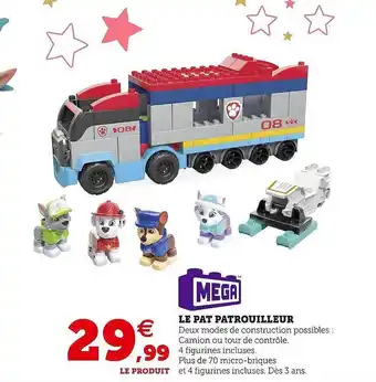 Hyper U Le pat patrouilleur mega offre