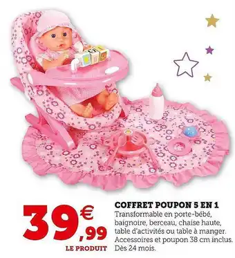 Hyper U Coffret poupon 5 en 1 offre
