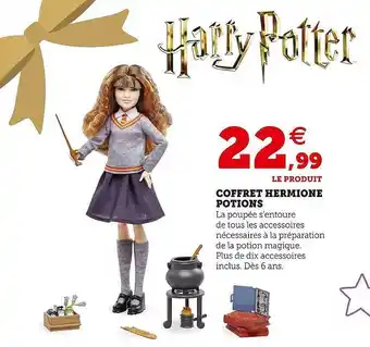 Hyper U Coffret hermine potions harry potter offre