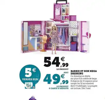 Barbie et son mega dressing