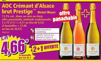 Norma AOC Crémant d'Alsace Brut Prestige Wetzel Meyer offre