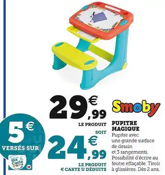 Pupitre magique smoby